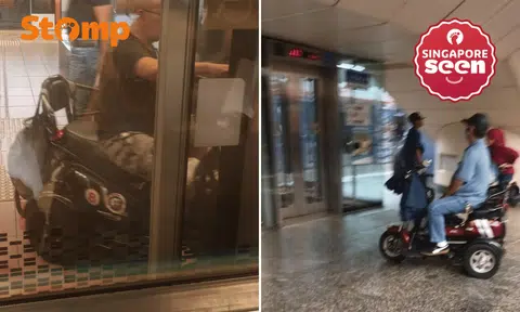 Man on crusade against misuse of mobility devices writes to LTA and SMRT, shares their responses