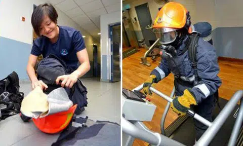 26-year-old woman named Best Trainee in SCDF's gruelling 16-week Volunteer Firefighter Course