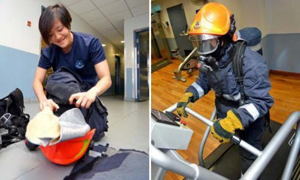 26-year-old woman named Best Trainee in SCDF's gruelling 16-week Volunteer Firefighter Course