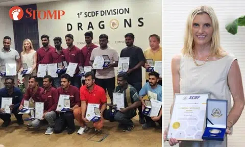 Aussie doc who provided 1st aid during River Valley fire only woman among 18 SCDF award recipients