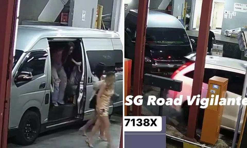Van driver drops ladies off at loading bay, tailgates car 3 hours later to avoid paying for parking