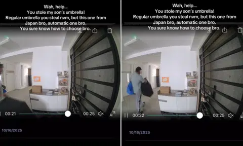 Lazada delivery man caught on CCTV taking item left at doorstep