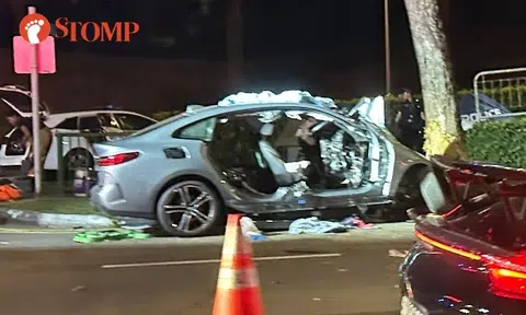77-year-old man killed after his car skids at Adam Road, his elderly passenger dies in crash too