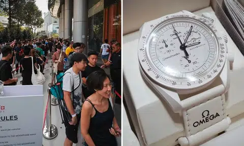Fans queue for 15 hours to snag $430 Snoopy-themed MoonSwatch at Ion Orchard