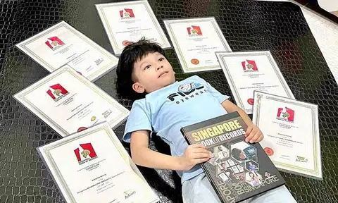 6-year-old boy with ability to recall complex numbers sets 7 new Singapore records