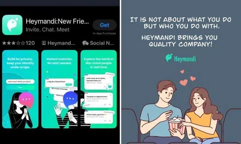 He met the victim on dating app Heymandi, and they started chatting.