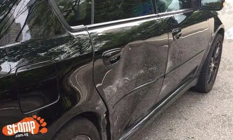 Stomper appeals for witnesses after her car got hit by another driver along ECP