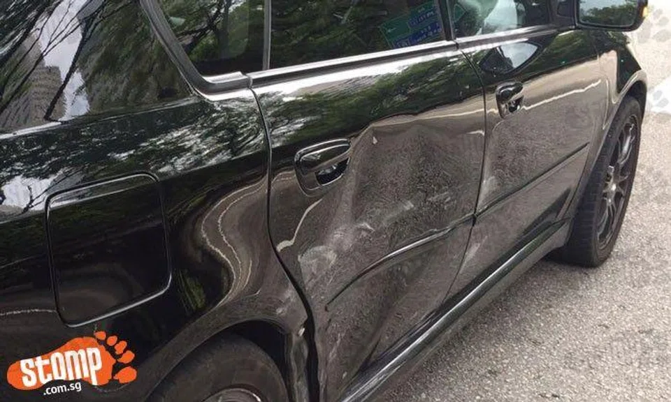 Stomper appeals for witnesses after her car got hit by another driver along ECP