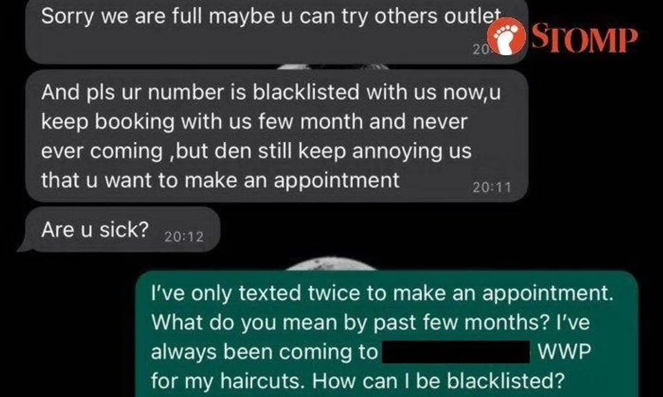 The Stomper said she found the message "shocking".