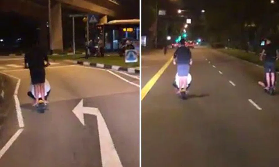 3 PMDs filmed on road in Woodlands: Netizens split over 'ban PMDs' or 'driver, chill lah'