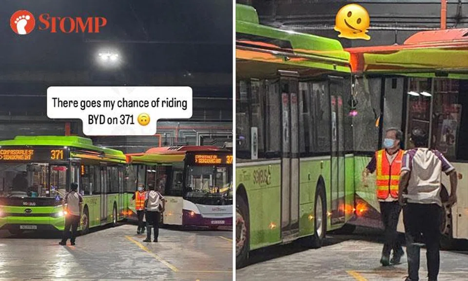 bus collision sengkang bus interchange