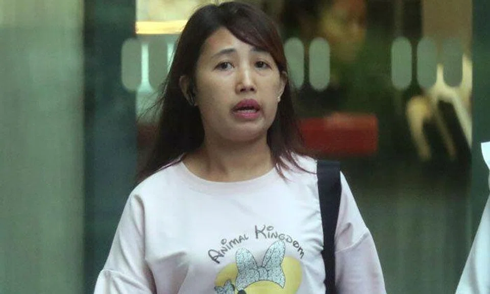Masita Khoridaturochmah was sentenced to six months’ jail on Tuesday after she pleaded guilty to one count of ill-treating the baby. ST PHOTO: KELVIN CHNG