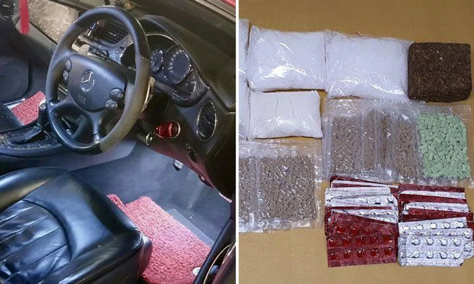  4 men arrested after more than 10kg of controlled drugs worth over $1 million seized by CNB