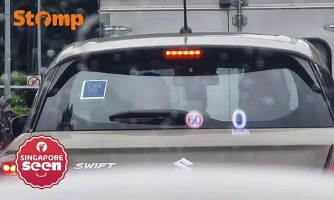 Stomper spots child touching rear window of GetGo car: Is he in the boot?