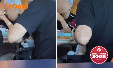 Packing food from cruise buffet