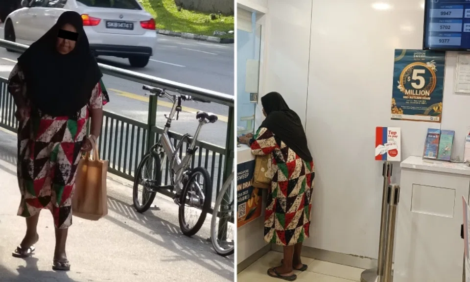 The photos that circulated portrays her walking and allegedly purchasing lottery tickets.