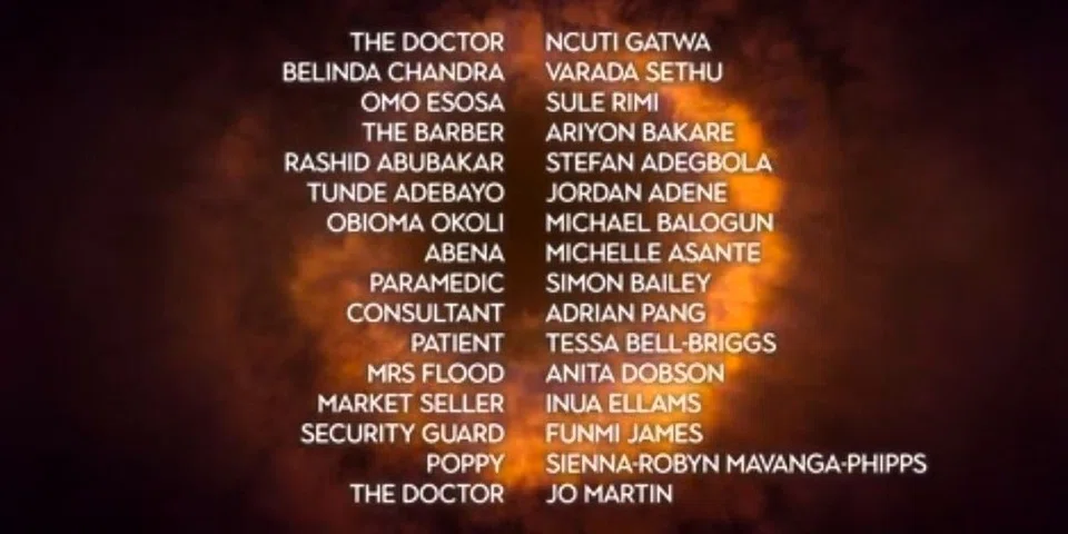 In the credits, his character is listed as 