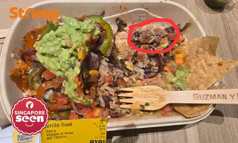 Hardcore vegetarian finds meat in burrito bowl from Guzman Y Gomez, allegedly told 'it happens'