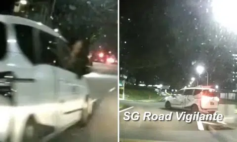2 drivers swerve back and forth to overtake each other, netizens think there is deeper story