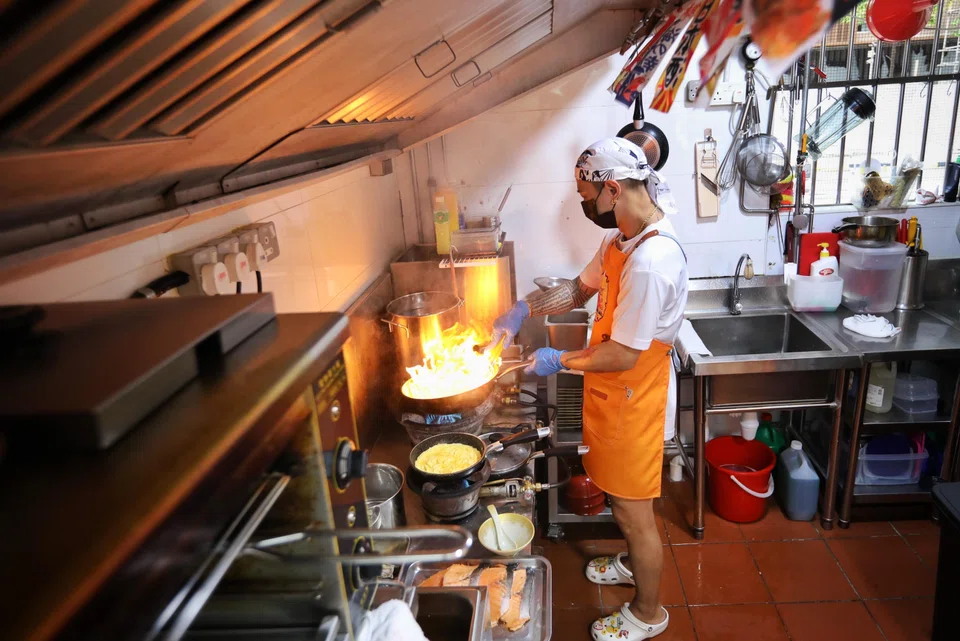 Mr Ye enjoys cooking Japanese fare. 