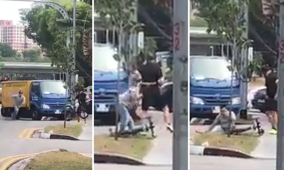 Lorry driver arrested after road rage dispute at Jalan Eunos, cyclist ...