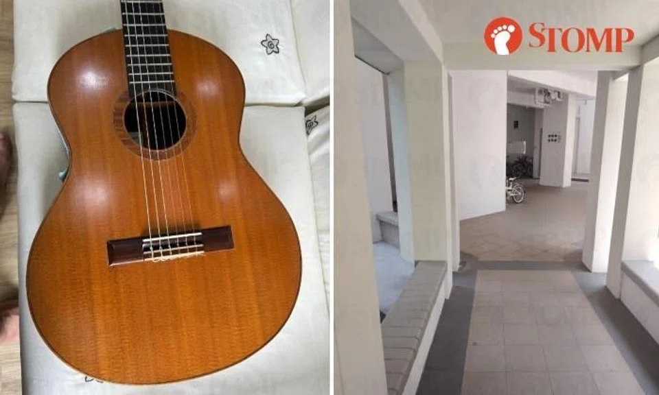 An 11-year-old boy lost a $2,500 guitar in a Toa Payoh void deck.