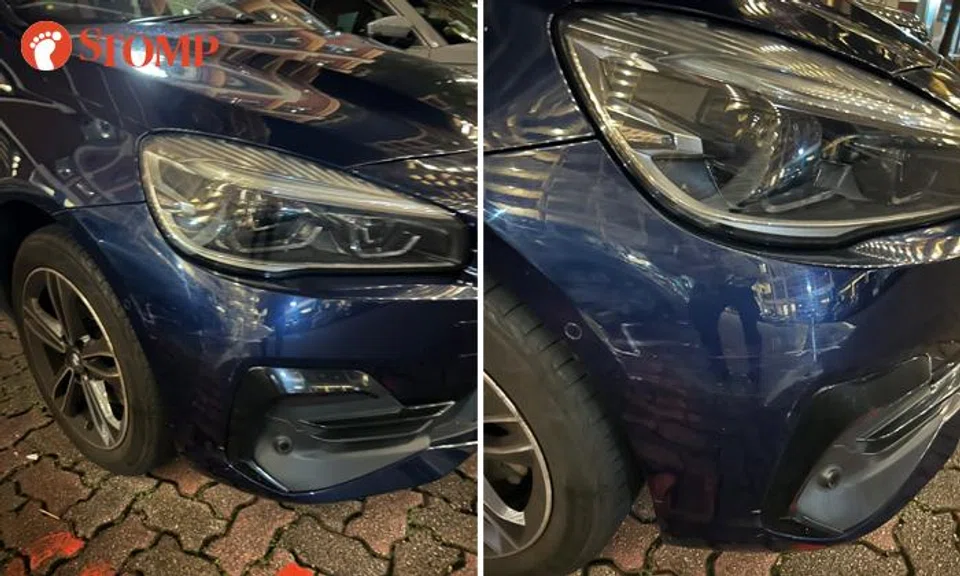 car damaged in accident