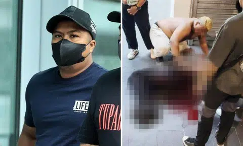 Muhammad Shahrulnizam Osman, 31, was sentenced to two years and nine months’ jail, and ordered to receive 12 strokes of the cane. PHOTOS: ST/KELVIN CHNG, SHIN MIN DAILY NEWSx