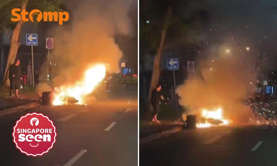 E-bike “explodes” in Balestier