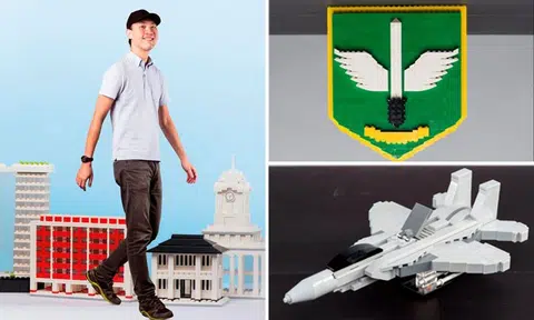 Local 'Lego Master' produces dope creations, Defence Minister Ng Eng Hen is 'a-pieced'