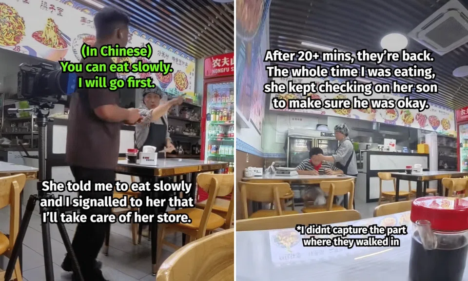 Netizens praised the TikToker's "heartwarming" and "wholesome" gesture.