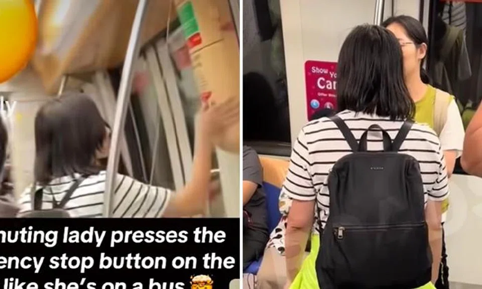 The woman pressed the button four times. 