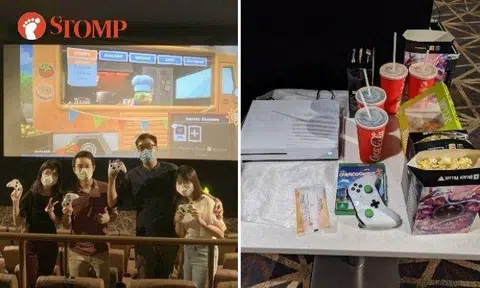 Friends book entire Golden Village cinema hall for $400 to play Xbox games for 3 hours