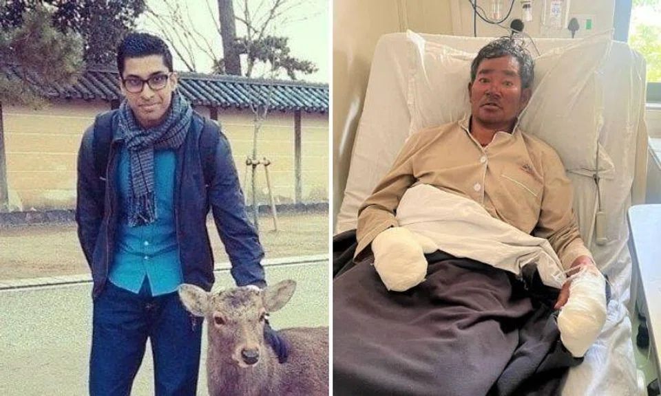 One of the Sherpas, Mr Dendi, had tried to save Mr Shrinivas, but he did not give more details.