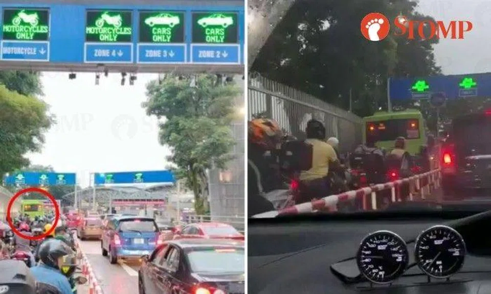 Stomper Raven shared a video of the incident.