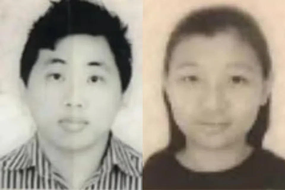 The male victim (left) is Xie Jinde. The female victim (right) is Zhuang Shuyi. PHOTO: INTERNET