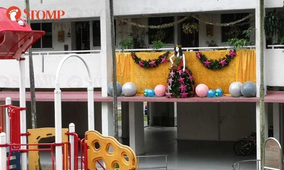 Clementi resident asked to scale down Christmas decorations and shift them to safer place
