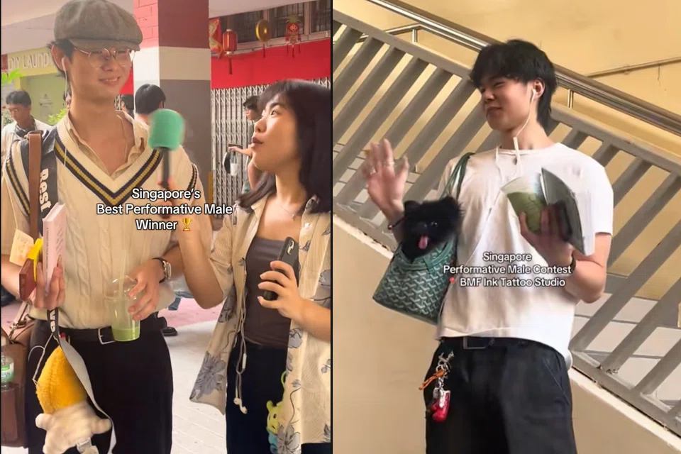 The winner Marvin, alongside the dude with the dog. 