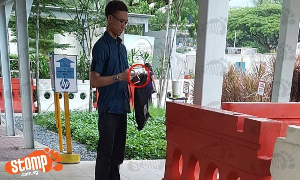 Don't you know this is a non-smoking area?