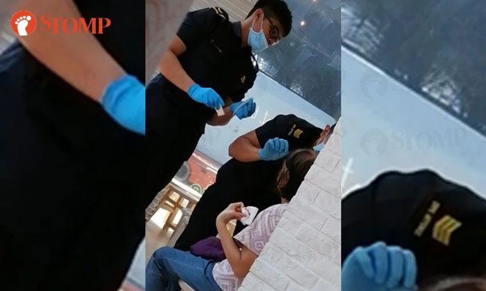 2 elderly women taken to hospital after losing balance and falling down Clementi Mall escalator