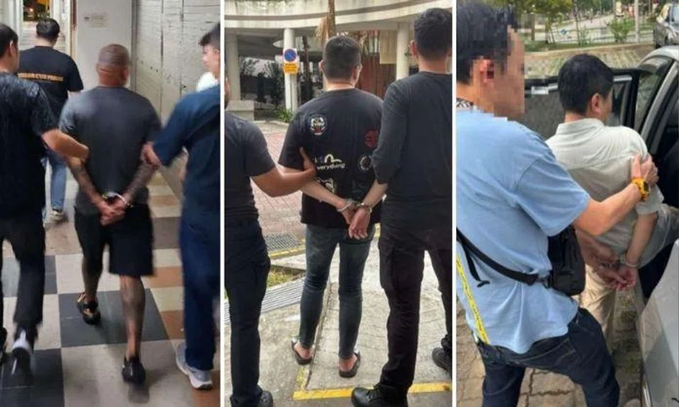 7 men arrested for illegal gambling