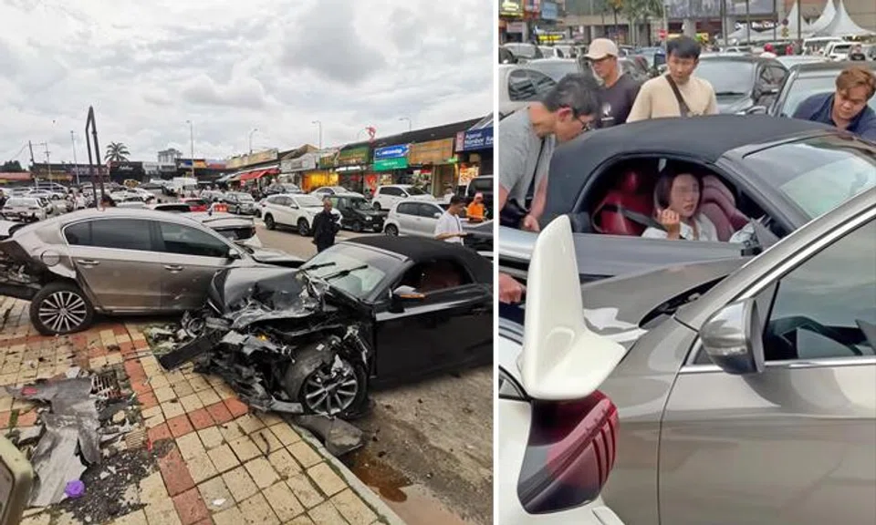 Woman in S'pore-registered Audi leaves accident scene with dog, urged to come forward by JB police