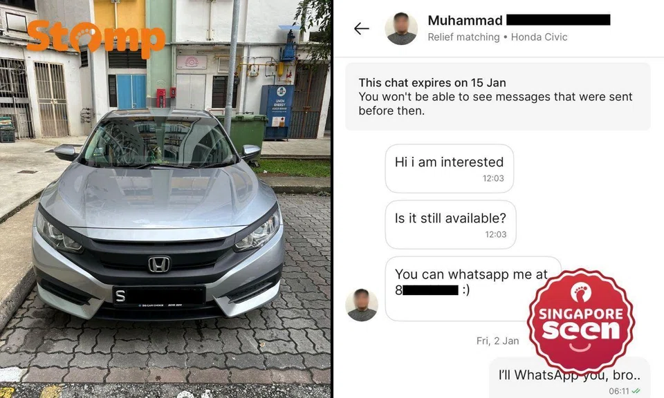 Relief Grab driver arrested after allegedly stealing PHV he rented