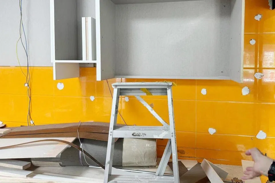 The homeowner was frustrated as renovation delays prevented her from moving in before Chinese New Year.