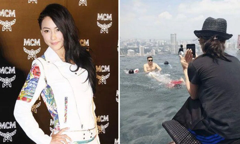 Did HK actress Cecilia Cheung have a baby with a 65-year-old Singaporean businessman?