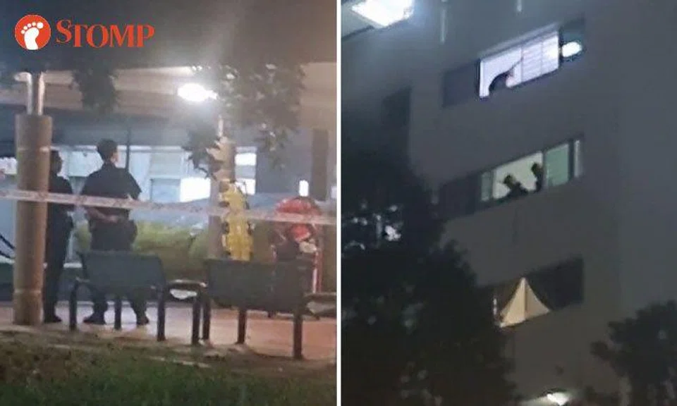 Man, 39, brought to safety after sitting on window ledge of 8th-floor HDB unit in Yishun