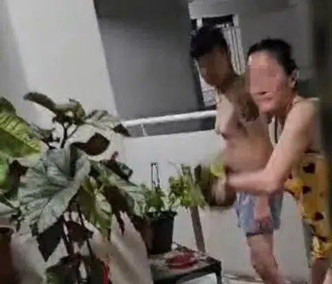 Woman complains neighbour walks around in boxer shorts; he says woman's husband does the same