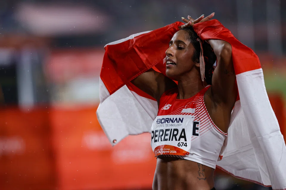Shanti Pereira wins 200m gold at Asian Games