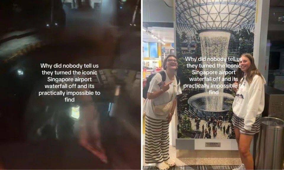 Jewel Changi airport waterfall