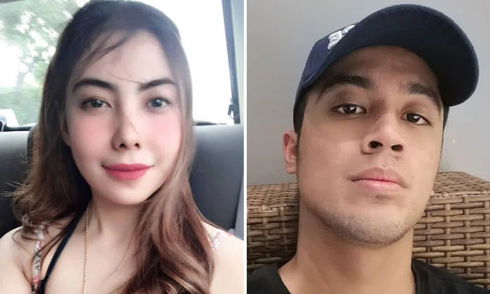 Indonesian actress and politician Raja Yunika Putri (left) has accused Aliff Aziz (right) of stealing her money.